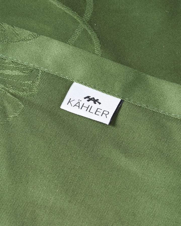 Hammershøi Poppy tafelkleed damast groen - 150x270 cm - Kähler