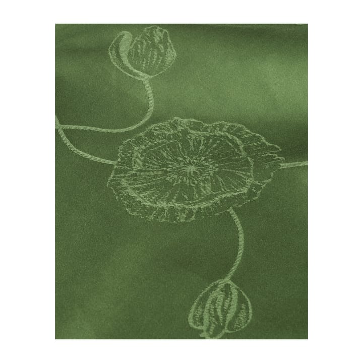 Hammershøi Poppy tafelkleed damast groen - 150x370 cm - Kähler