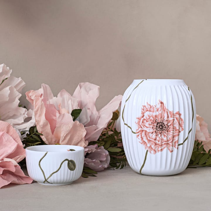 Hammershøi Poppy vaas 21 cm, Wit Kähler