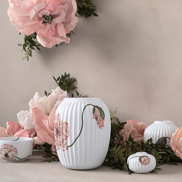 Hammershøi Poppy vaas 21 cm, Wit Kähler