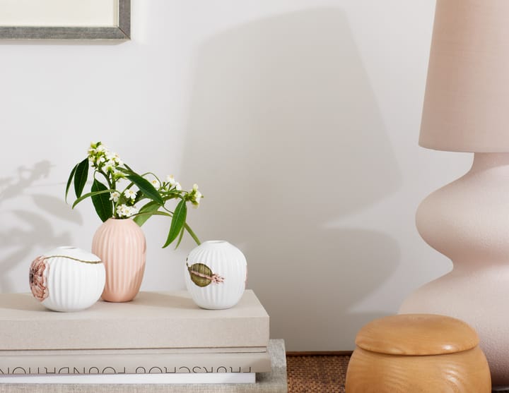 Hammershøi Poppy vaas miniatuur 3-delig, Wit-decor Kähler