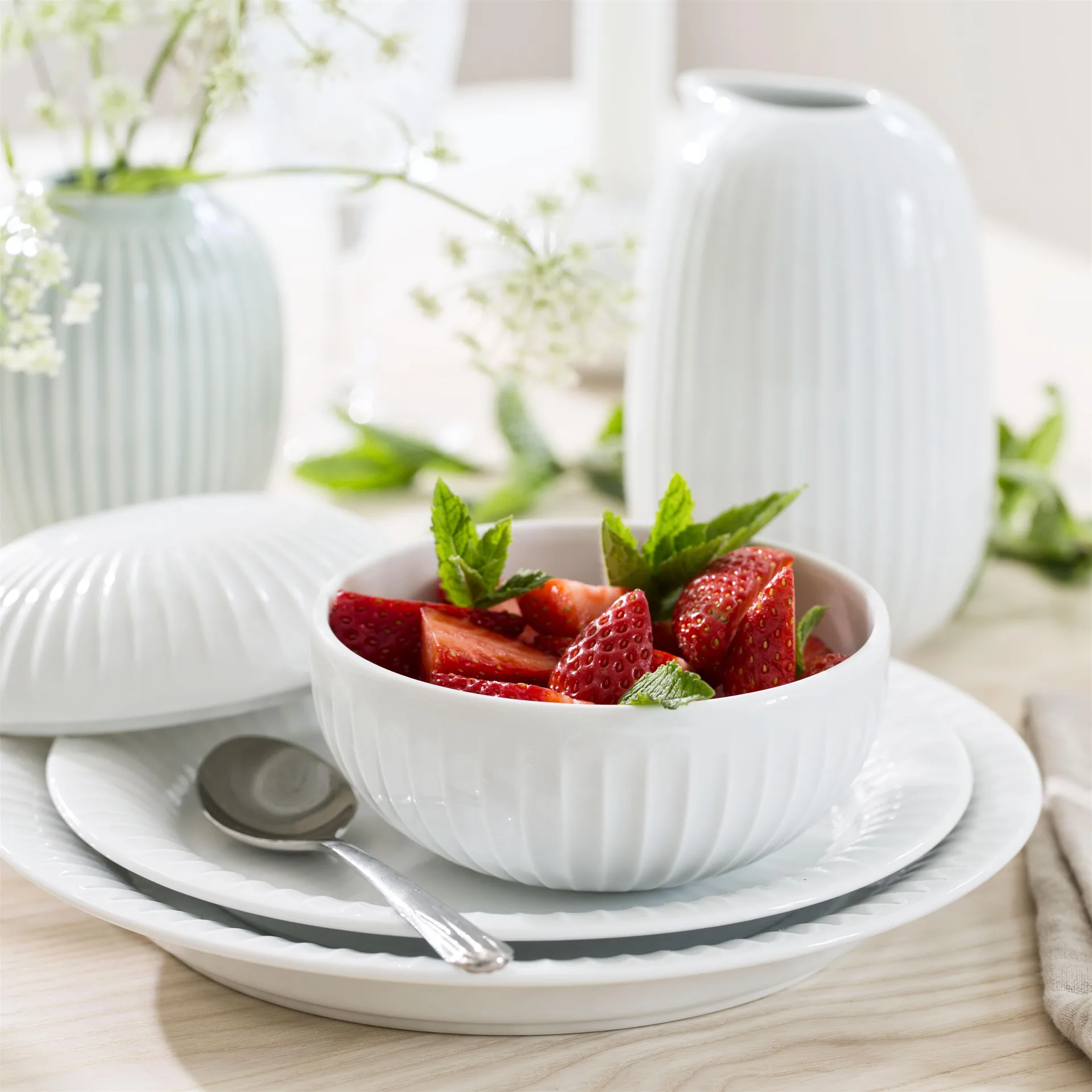 Hammershøi pot, wit Kähler