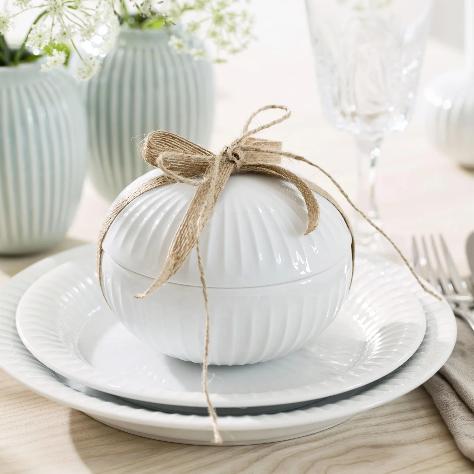 Hammershøi pot, wit Kähler