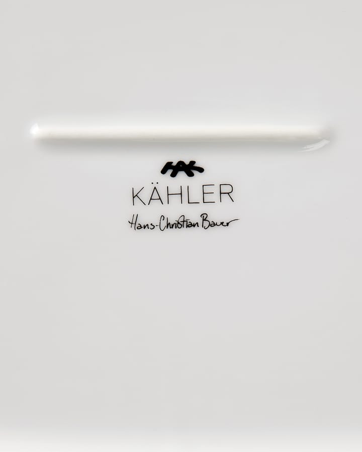 Hammershøi serveerschaal ovaal 40x22,5 cm, Wit Kähler