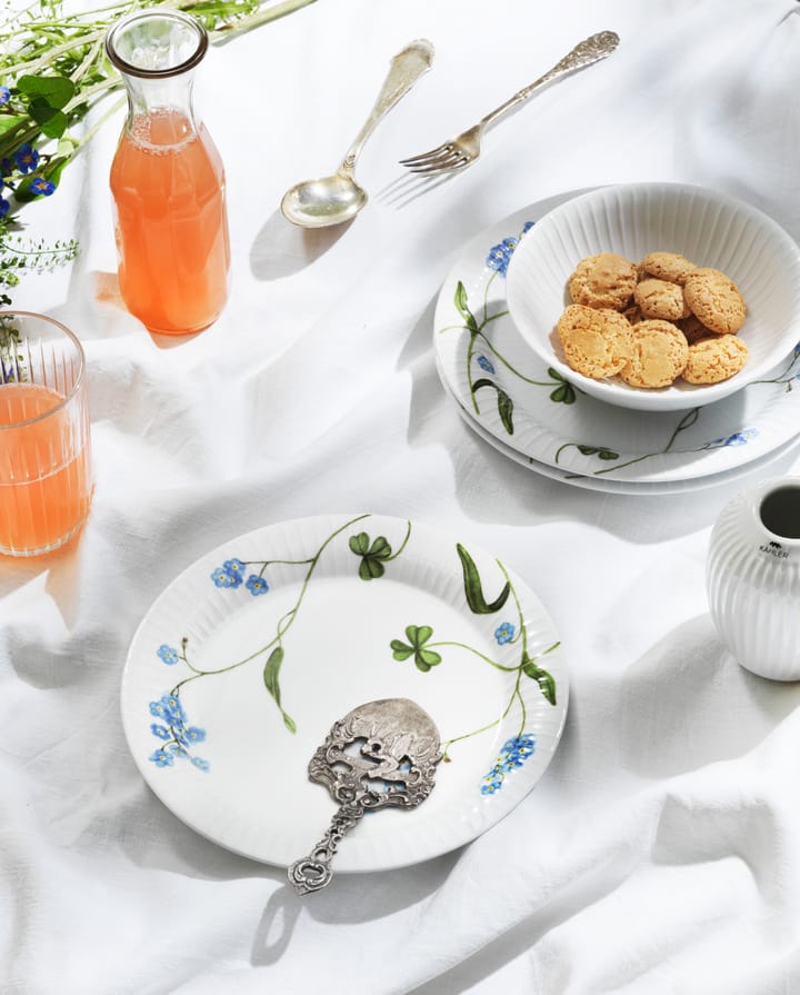Hammershøi Summer bord Ø22 cm, Forget me not Kähler