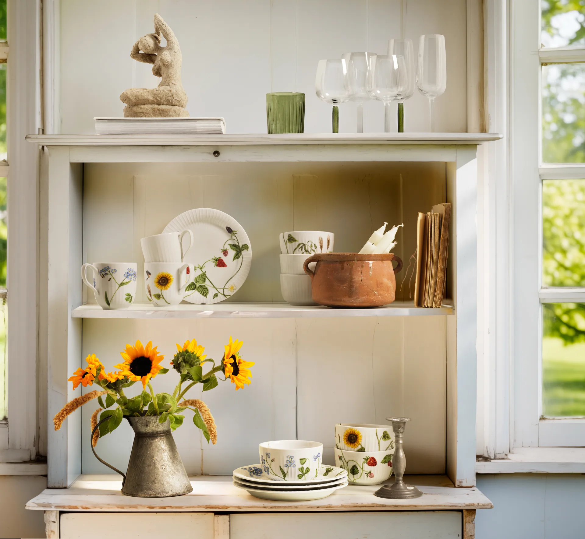 Hammershøi summer Kom Ø12 cm, Sunflower Kähler