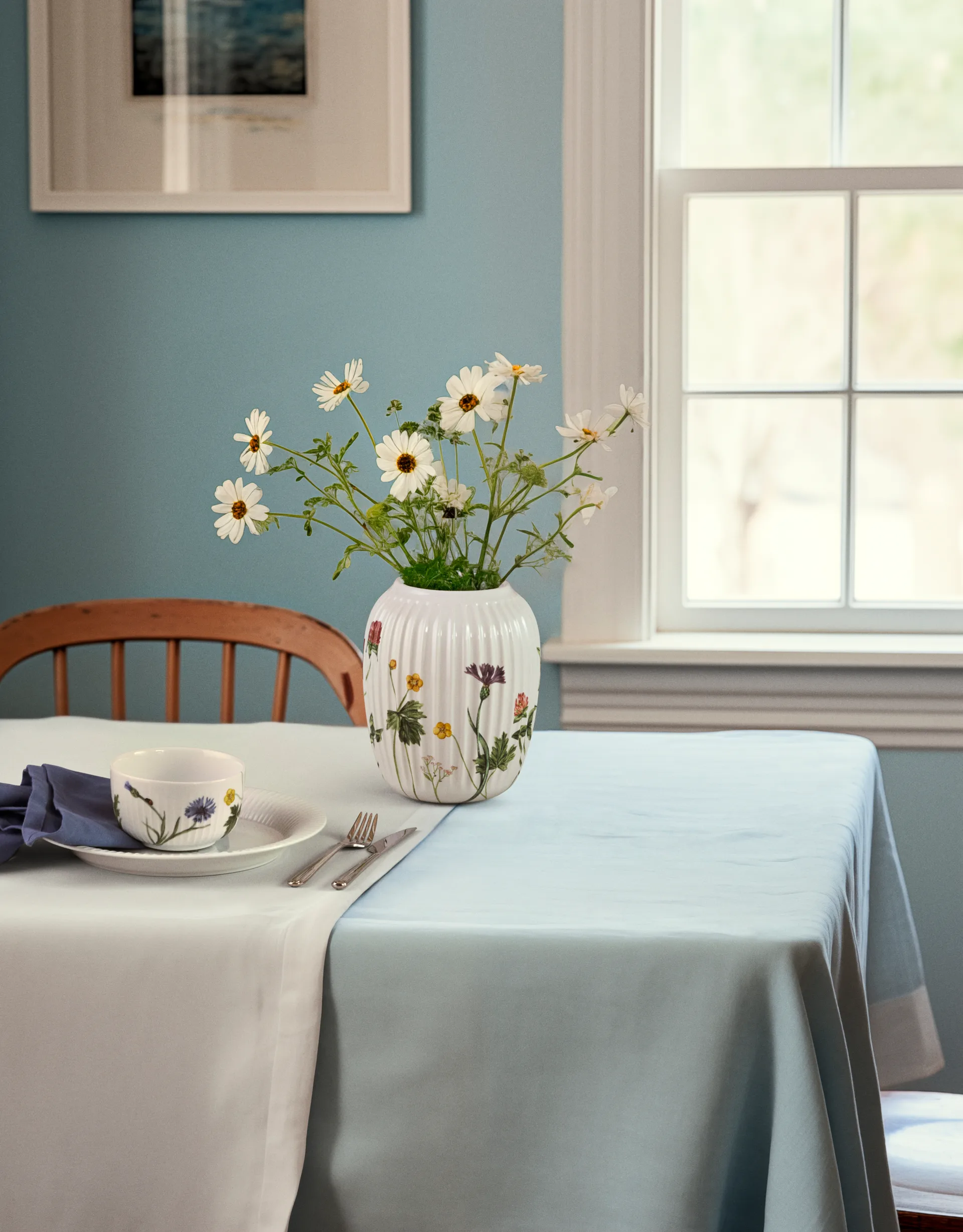 Hammershøi Summer vaas 21 cm, Wild flowers Kähler