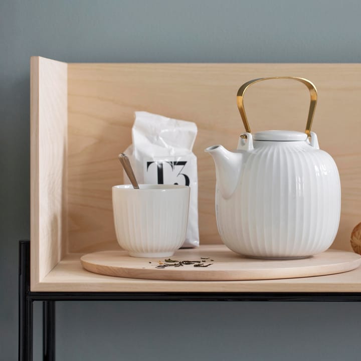 Hammershøi theepot, white (wit) Kähler