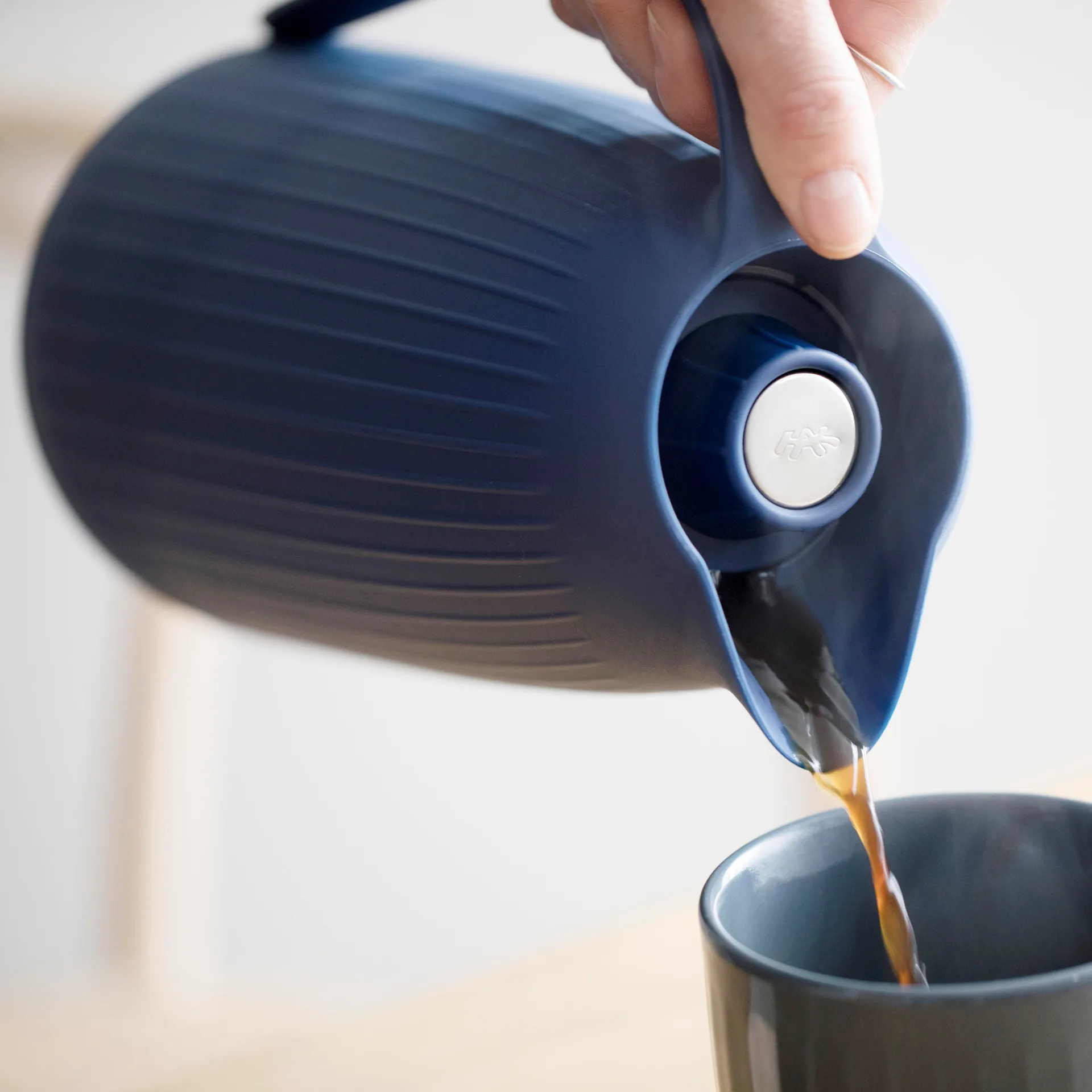 Hammershøi thermoskan, indigo (donkerblauw) Kähler