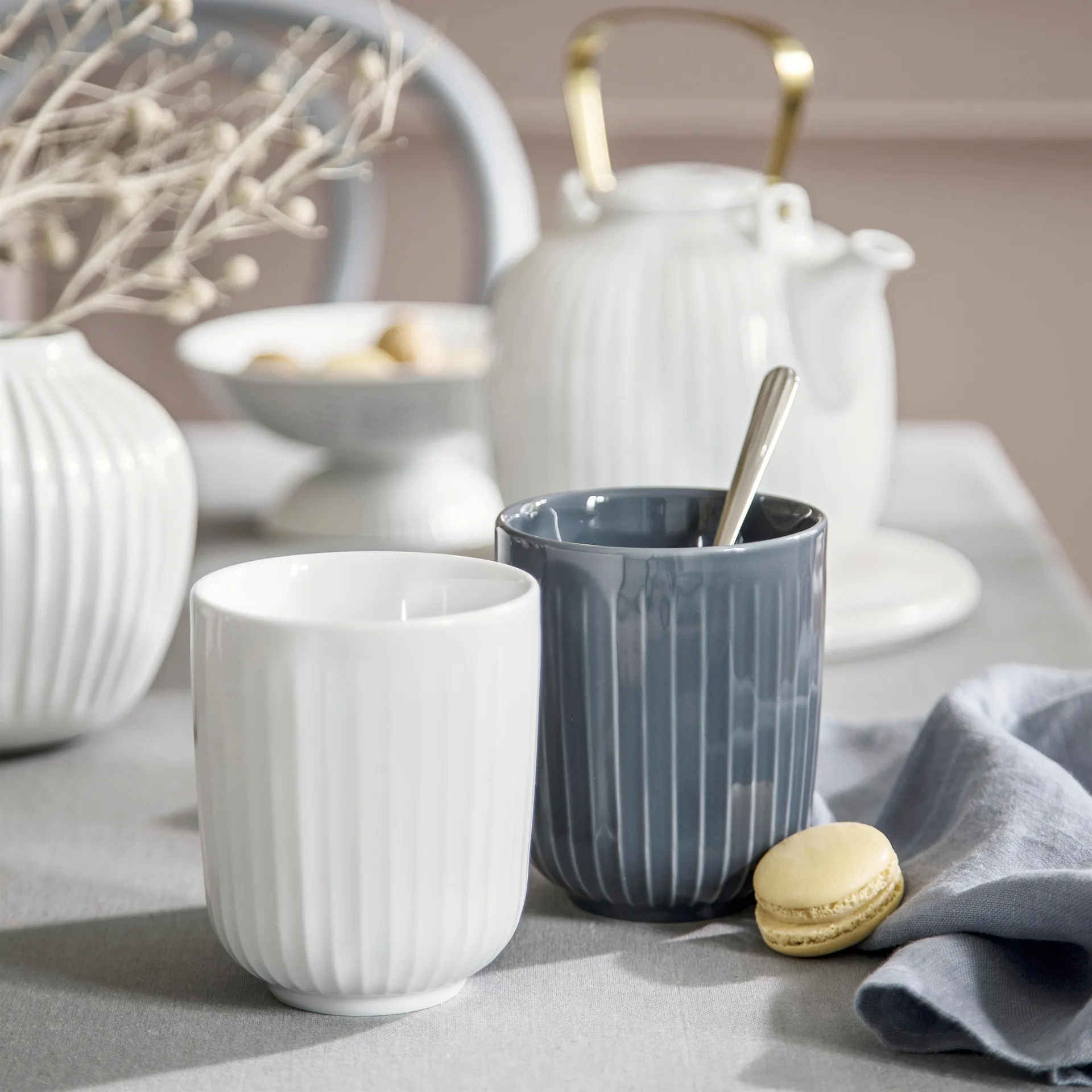 Hammershøi thermosmok, white (wit) Kähler