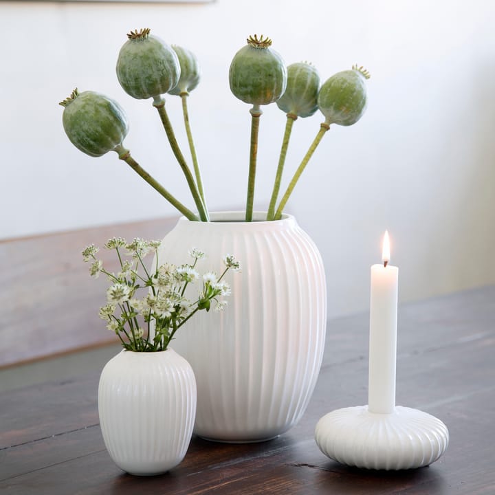 Hammershøi vaas middel, white (wit) Kähler