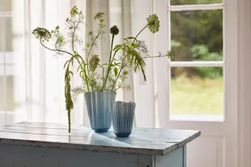 Hammershøi vaas unfold - Blauw, 16,5 cm - Kähler