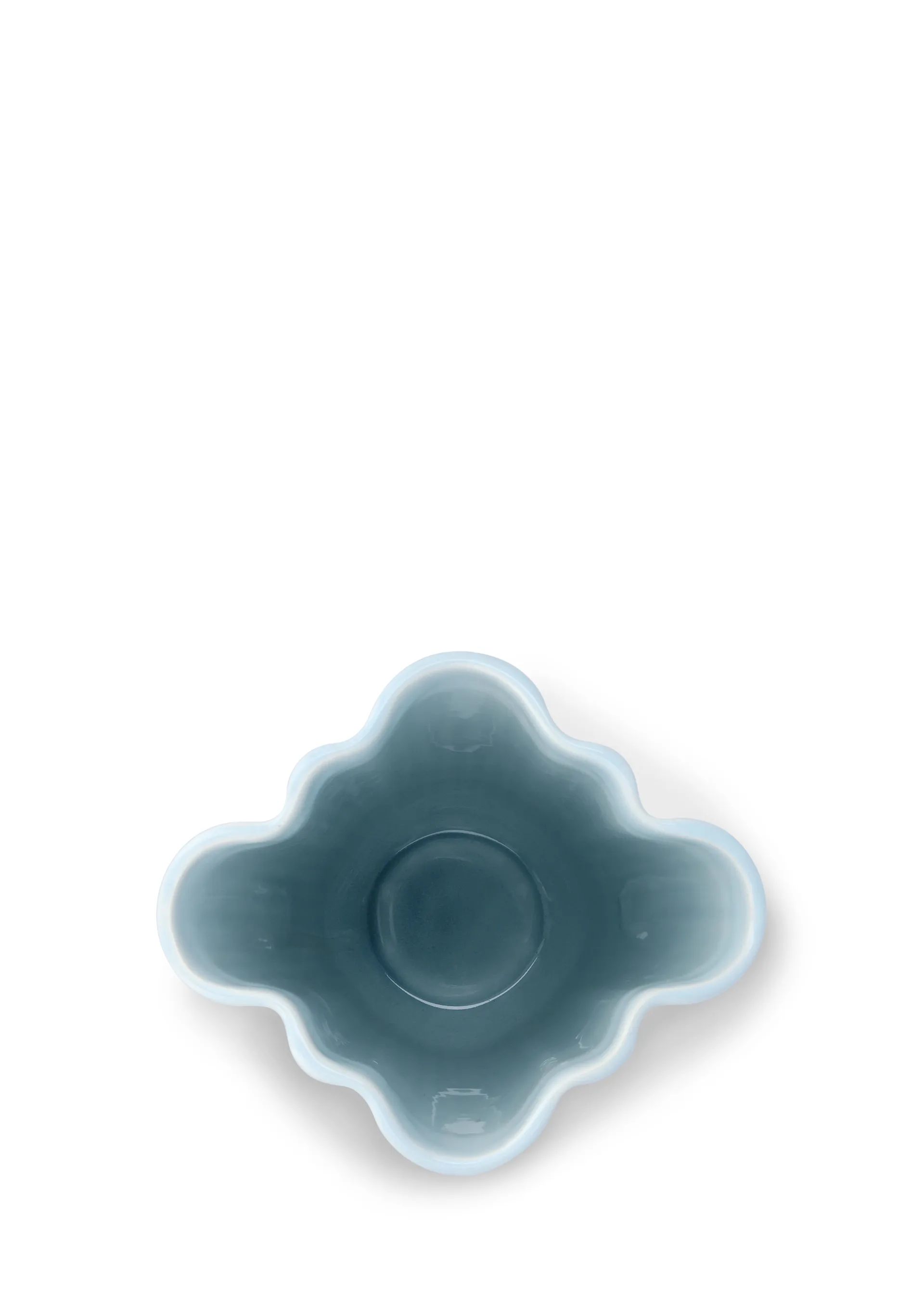 Hammershøi vaas unfold, Blauw, 20,5 cm Kähler