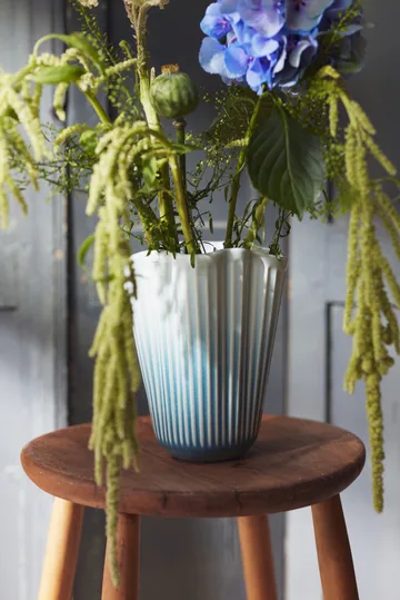 Hammershøi vaas unfold - Blauw, 20,5 cm - Kähler