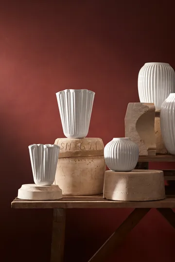 Hammershøi vaas unfold - Wit, 16,5 cm - Kähler