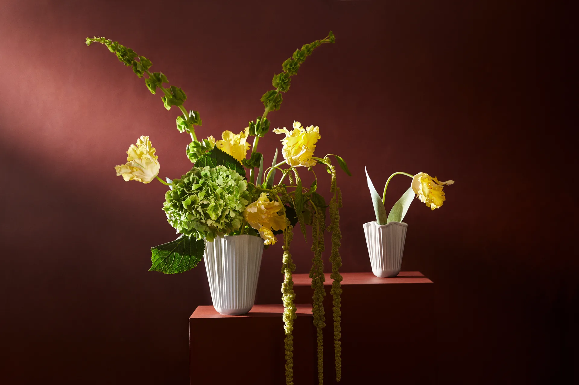 Hammershøi vaas unfold, Wit, 16,5 cm Kähler