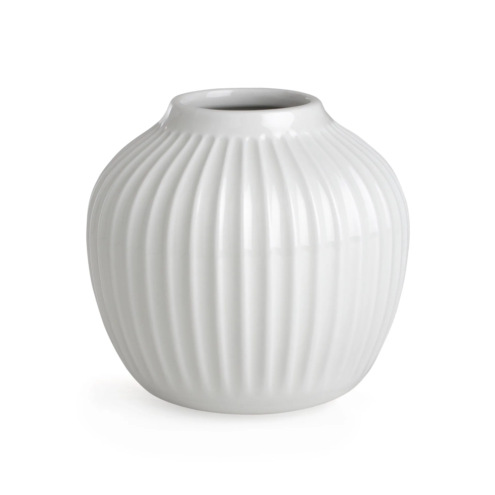 Hammershøi vaas, Wit, klein 13 cm Kähler