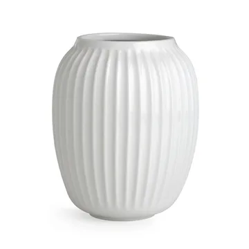 Hammershøi vaas - Wit, middel 21 cm - Kähler