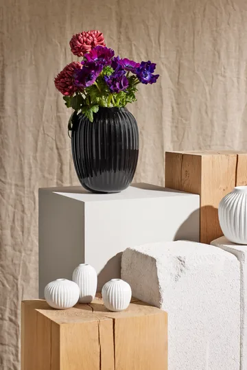 Hammershøi vaas - Zwart, middel 21 cm - Kähler