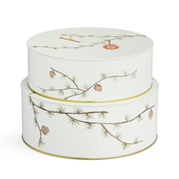 Hammershøi voorraadpot kerst 2-pack - Wit - Kähler