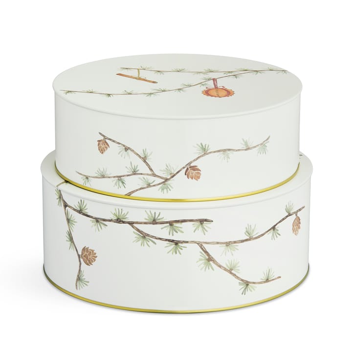 Hammershøi voorraadpot kerst 2-pack, Wit Kähler