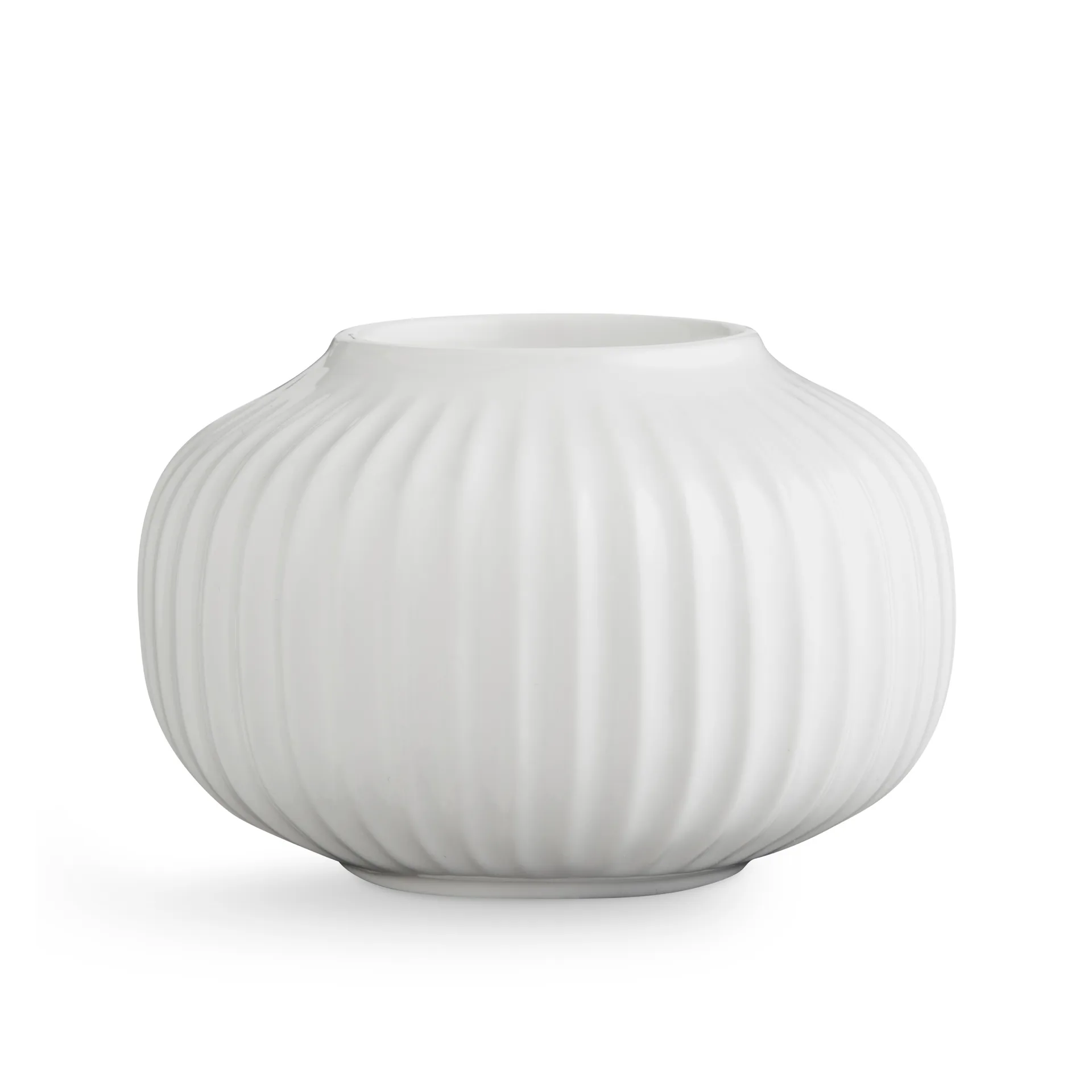 Hammershøi waxinelichthouder middel, wit Kähler