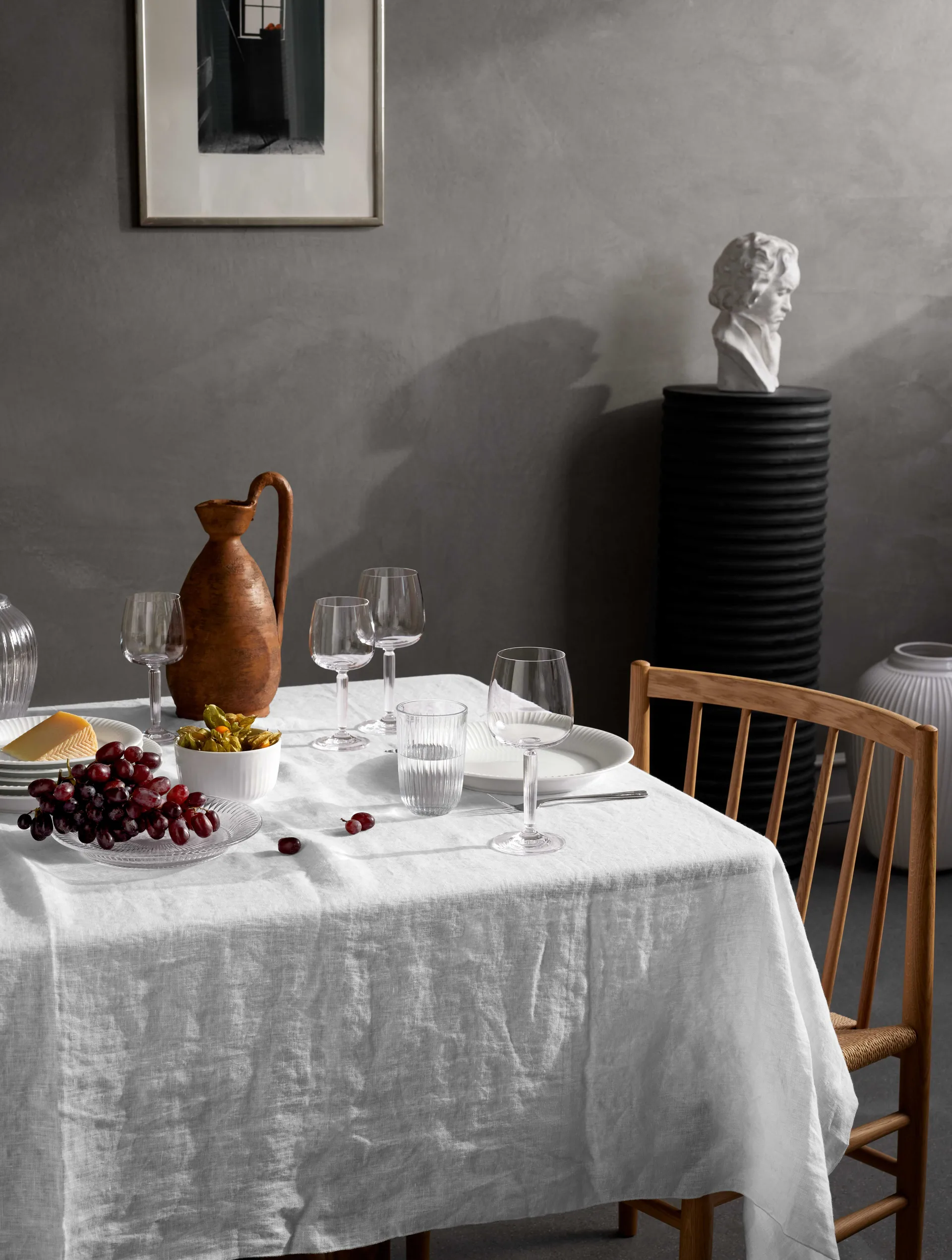 Hammershøi wittewijnglas 35 cl 2-pack, Doorzichtig Kähler