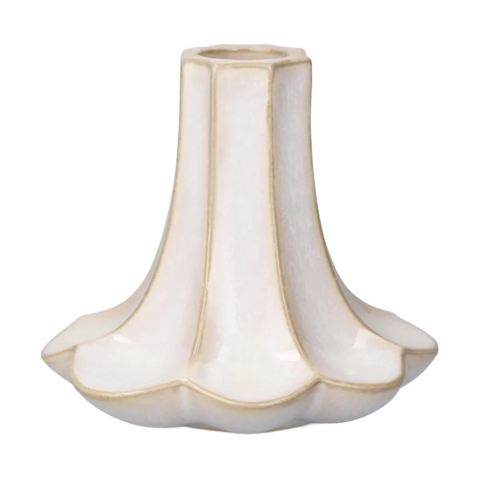 Kantarell kandelaar, Zand, 10 cm Kähler