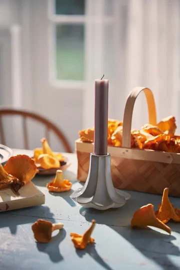 Kantarell kandelaar - Zand, 10 cm - Kähler