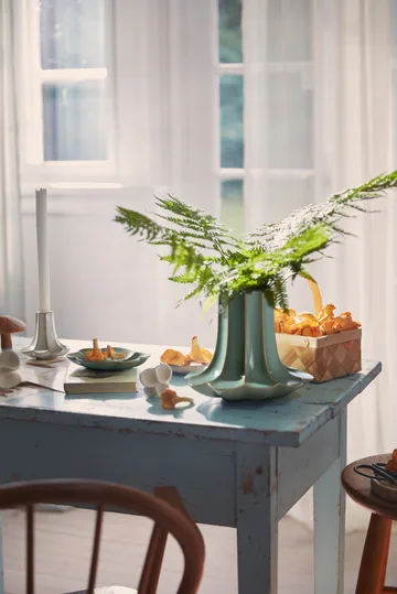 Kantarell kandelaar - Zand, 10 cm - Kähler