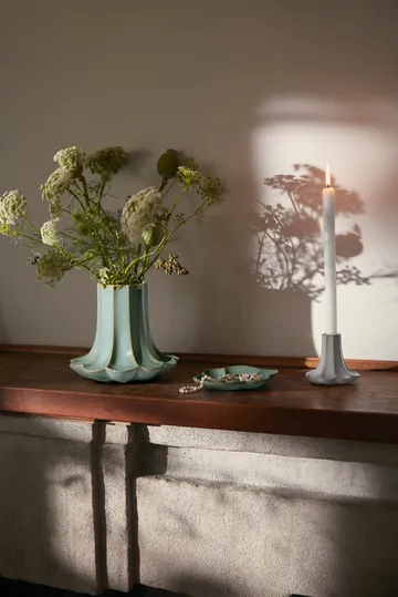 Kantarell kandelaar - Zand, 10 cm - Kähler