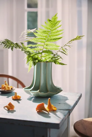 Kantarell vaas - Groen, 20,5 cm - Kähler