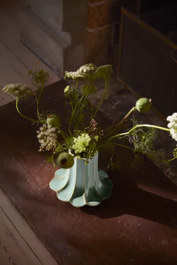 Kantarell vaas - Groen, 20,5 cm - Kähler