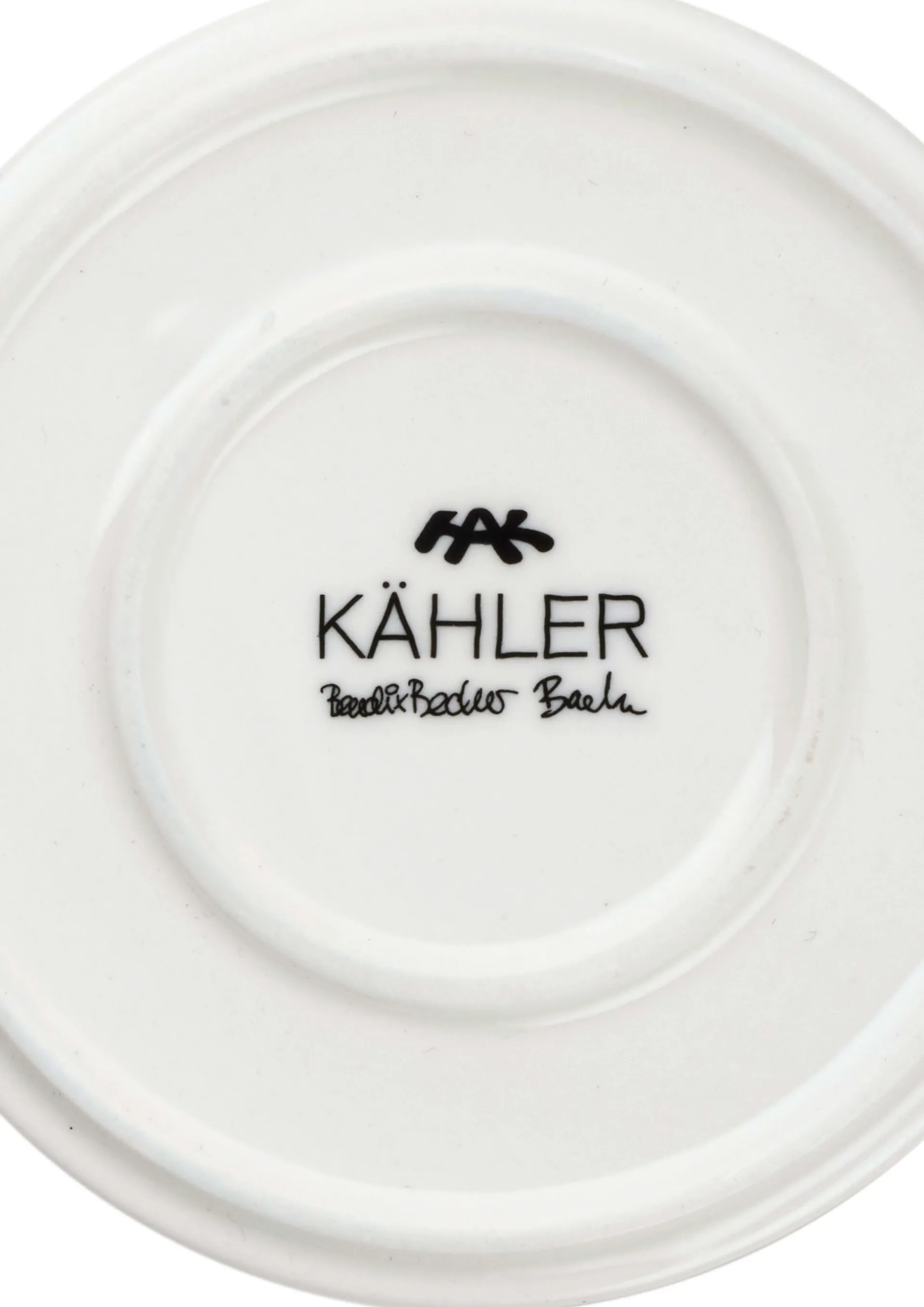 Nobili kandelaar groot, Goud-wit Kähler