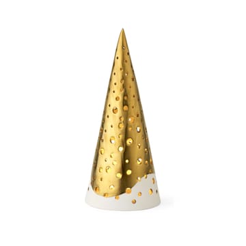 Nobili kandelaar klein - Goud-wit - Kähler