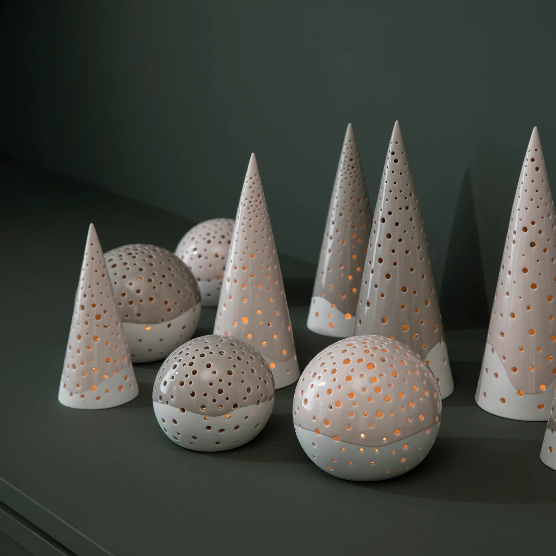 Nobili kandelaar klein, Nude Kähler