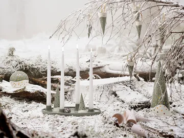 Nobili kersthanger puntzak 18 cm - Groen - Kähler