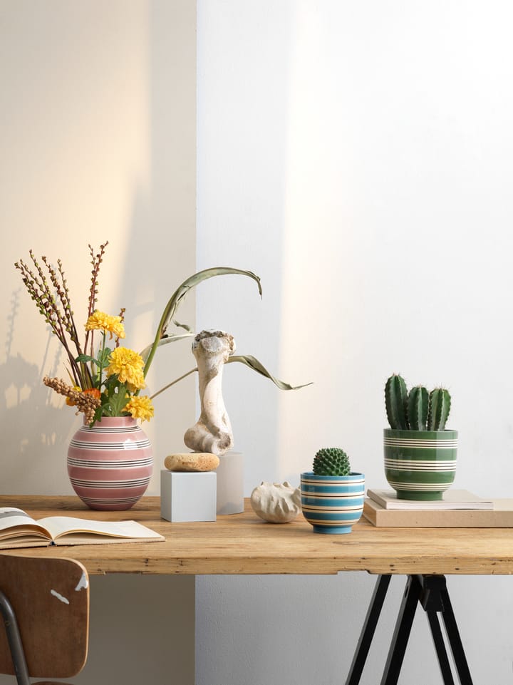 Omaggio Nuovo bloempot Ø12 cm, Middelblauw Kähler