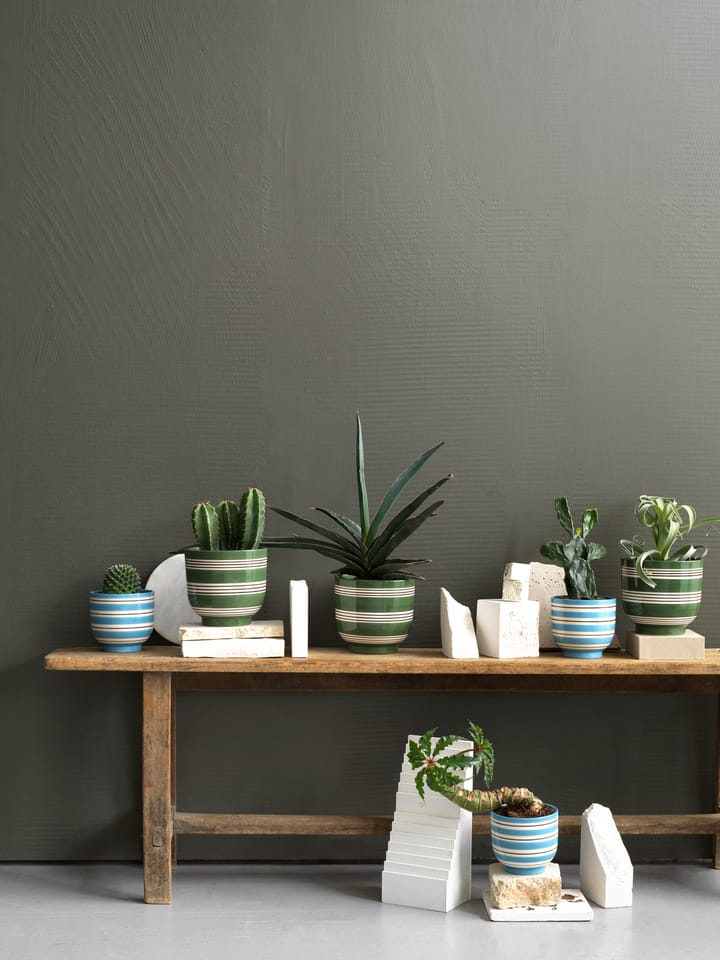 Omaggio Nuovo bloempot Ø12 cm, Middelblauw Kähler
