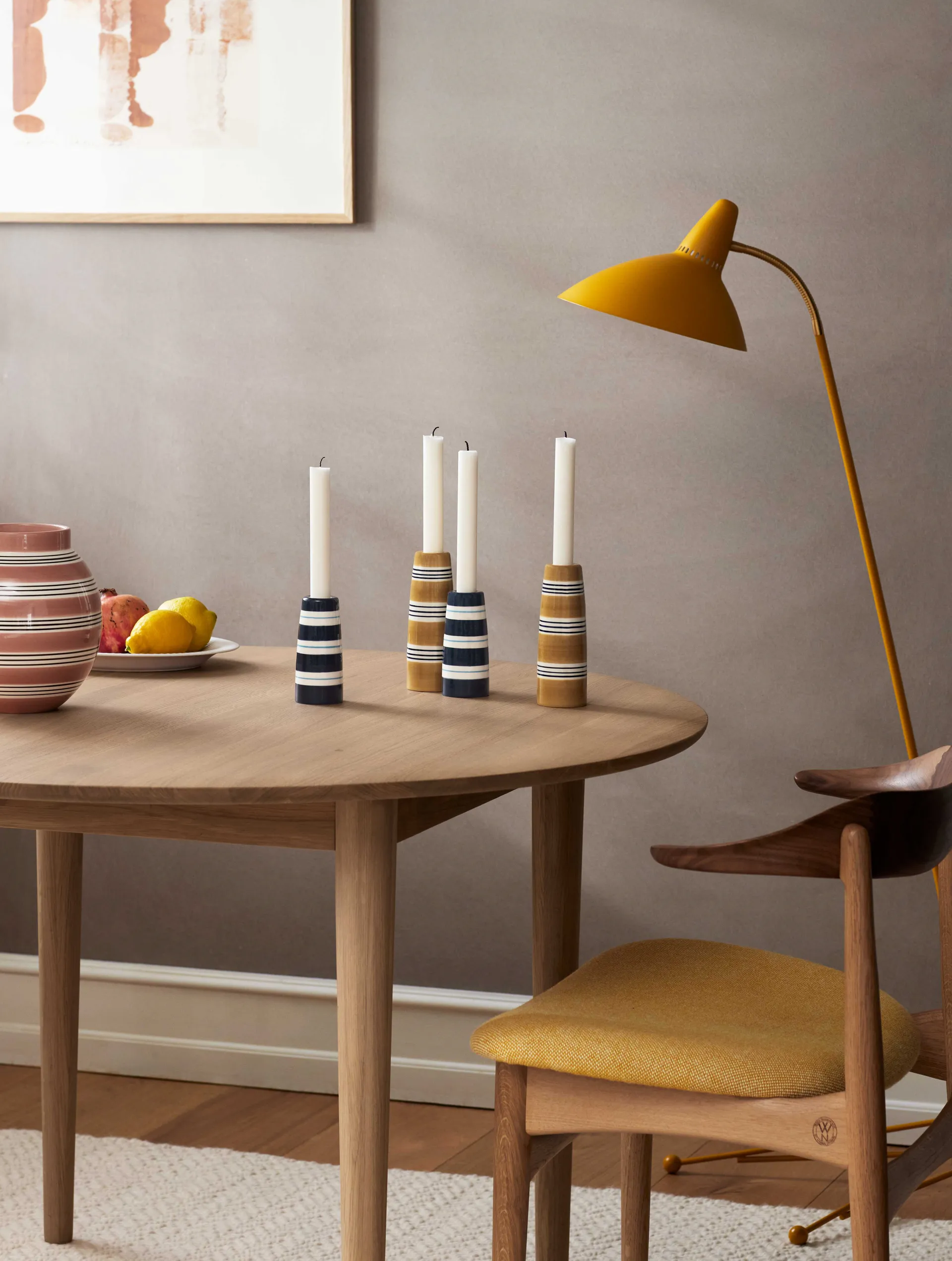 Omaggio Nuovo kandelaar 12 cm, Donkerblå Kähler