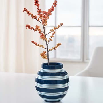 Omaggio Nuovo Vaas - donkerblauw, h20,5 cm - Kähler