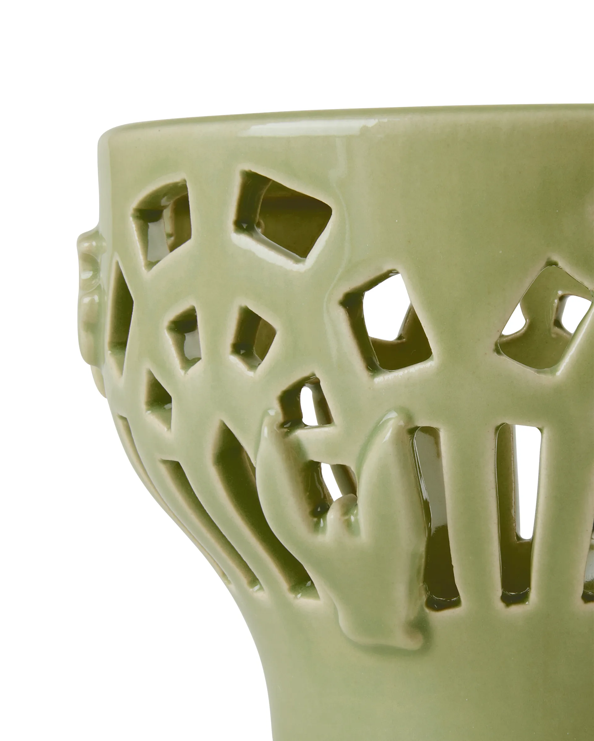 Orangery waxinelichtjeshouder Ø9 cm, Spring leaf Kähler