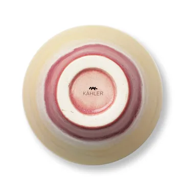 Poppery vaas 12 cm - Pink-mint-geel - Kähler