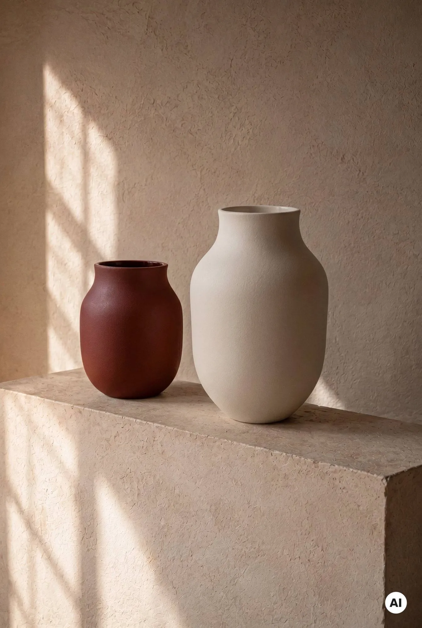 Studio Omaggio vaas, Bordeaux, 20 cm Kähler