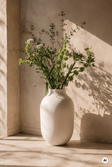 Studio Omaggio vaas - Zand, 50 cm - Kähler