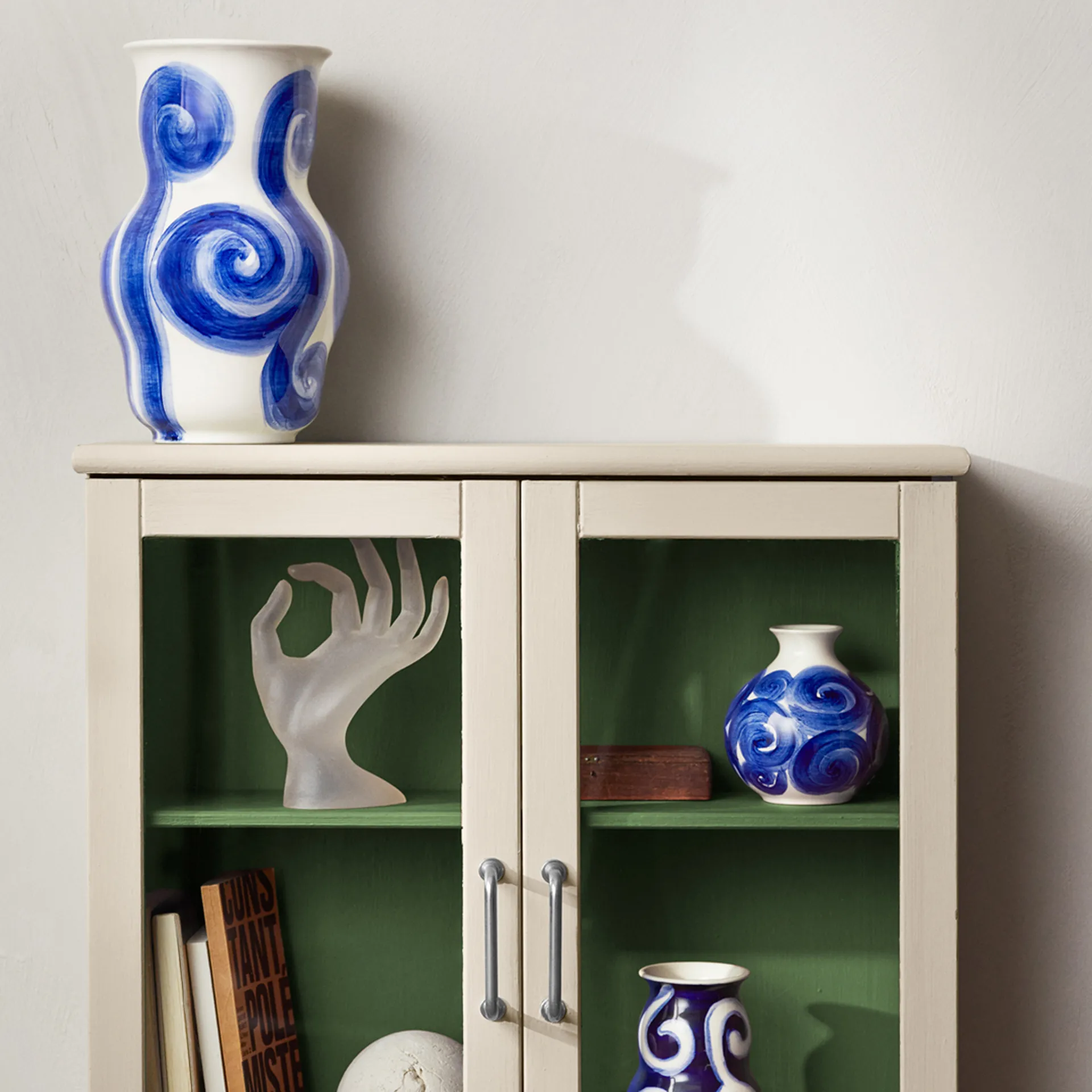 Tulle vaas 10,5 cm, Blauw Kähler