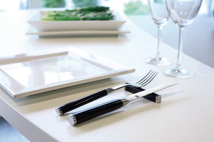 Kai Shun Classic mes & vork set, Chroom-zwart KAI