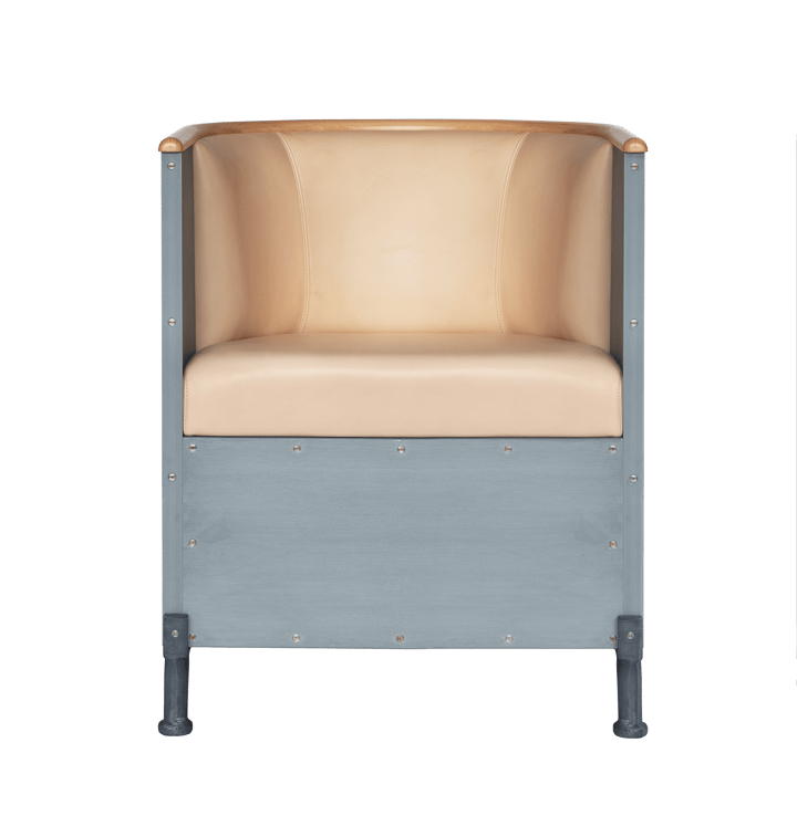 Aluminium Etch fauteuil - Tärnsjö natural-etch aluminium-beech - Källemo