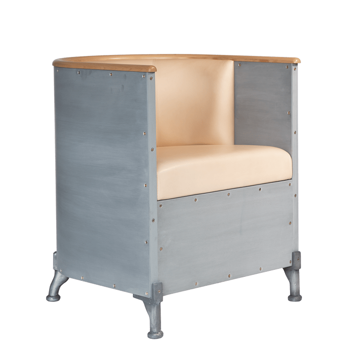 Aluminium Etch fauteuil, Tärnsjö natural-etch aluminium-beech Källemo