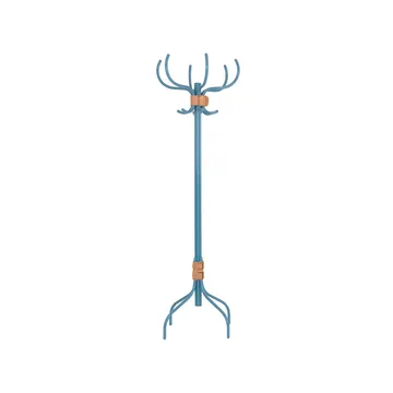 Babe kapstok - Blauw-natuur leren riem - Källemo